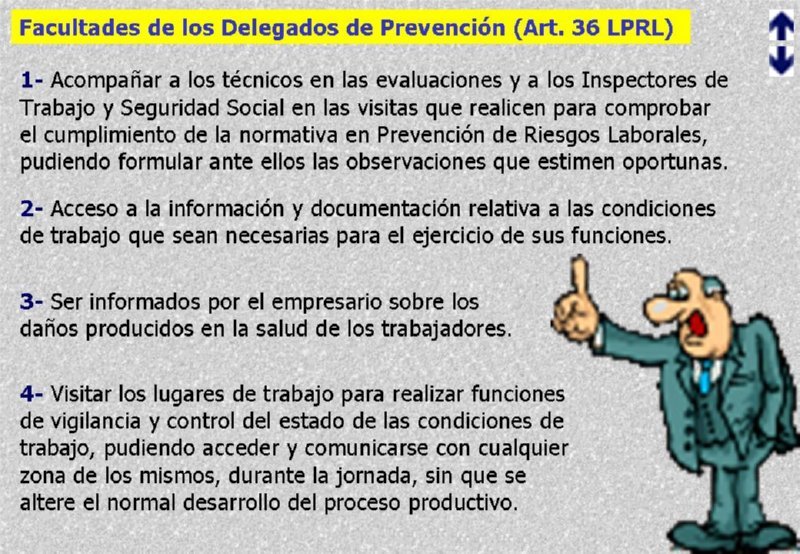 48 FACULTADES DELEGADOS PREVENCION